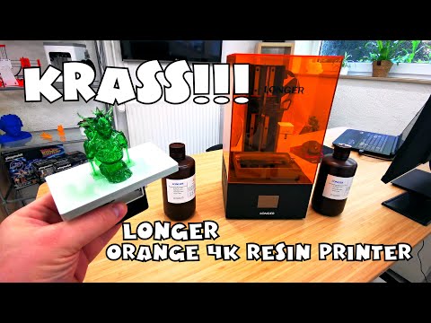 Longer Orange 4k dual Z-Axis Resin 3D Drucker