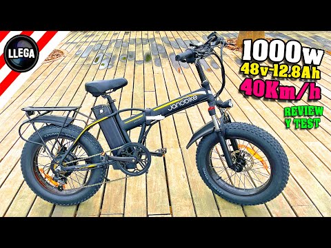 1000w y 40Kmh - JANOBIKE E20 Bicicleta eléctrica FAT Review y Test