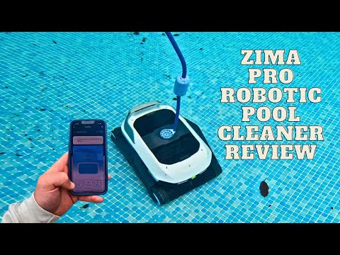 The Zima Pro robotic pool cleaner
