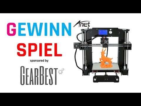 Anet A6 3D-Drucker Gewinnspiel / Giveaway April 2017 | techreviewer.de | sponsored by GearBest