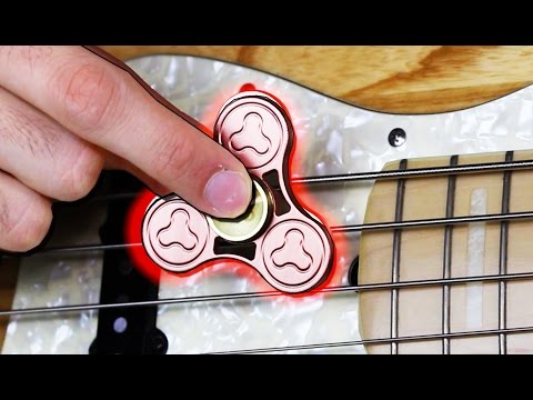 Fidget Spinner on BASS GUITAR