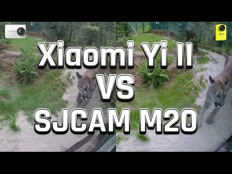 Xiaomi Yi 4K (Yi II 2016) VS SJCAM M20 | 1080p@50