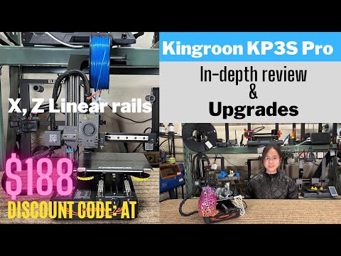 Kingroon KP3S Pro: A budget tiny 3d printer with linear rails, in-depth review and upgrades