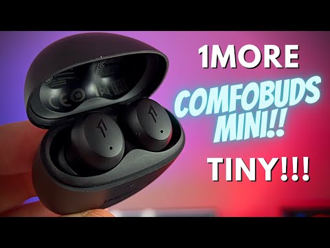 1MORE ComfoBuds Mini - Hybrid 3 Level ANC, Transparency Mode and App Support! Tiny Earbuds that Jam!