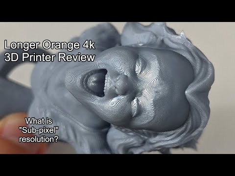 10.5 micron resolution?! - Longer Orange 4k 3D Printer Review