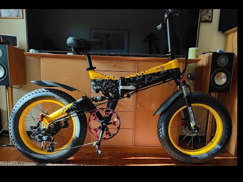 Bezior XF200 1000W 15AH E-Bike Fatbike Pedelec 20 inch Folding Bike 20 Zoll
