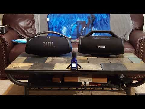 Tronsmart Bang MAX vs. JBL Boombox 3 - Indoor sound comparison. Bluetooth Speakers. Battery Powered