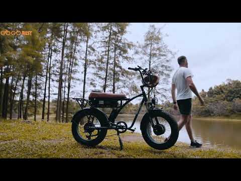 New Electric Bike for GOGOBEST 2000W Dual Motors 50KM/H Electric Mountain Bike GF750.