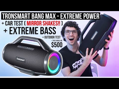 Tronsmart Bang Max Review: Sub $200 Boombox That Will Shake Your Car Windows! (Extreme Bass)