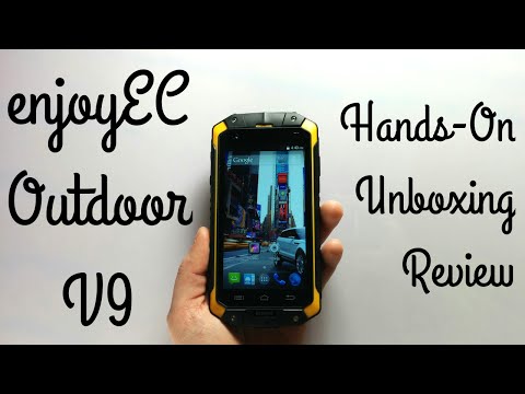 enjoyEC Outdoor Smartphone V9 - Hands-On | Unboxing | Review