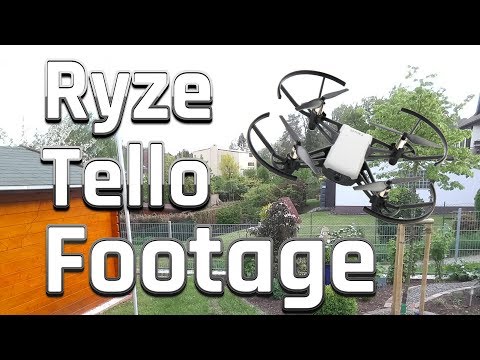 Ryze Tello Drone Footage / Testaufnahme