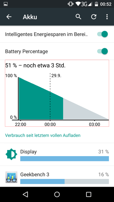 Zopo Speed ​​7 test battery