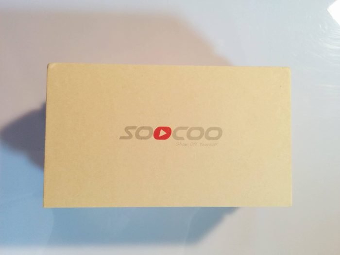 The SOOCOO S70 Action Cam in the test box