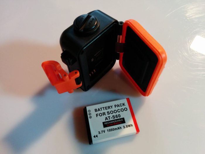 La SOOCOO S70 Action Cam dans la batterie de test
