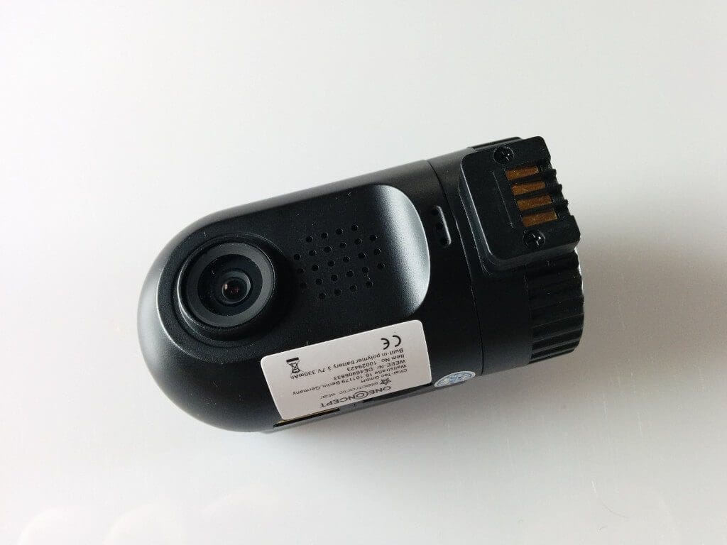 Test kamery OneConcept Dash Cam - kamera