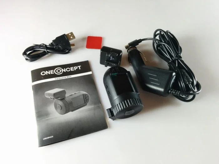 OneConcept Dash Cam Test - Scope of Delivery