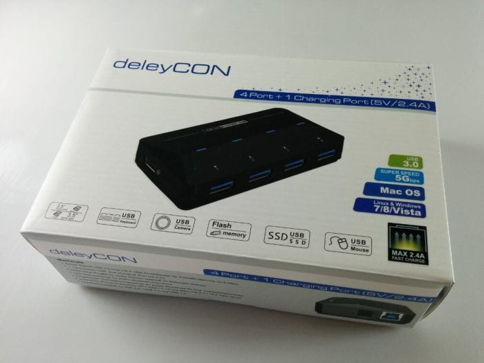 Test de concentrateur USB deleyCON Image1
