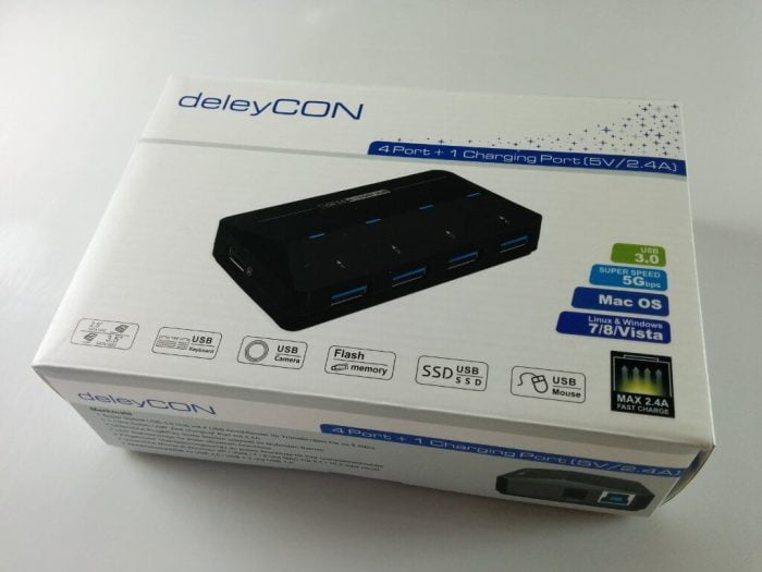 deleyCON USB HUB اختبار Image1