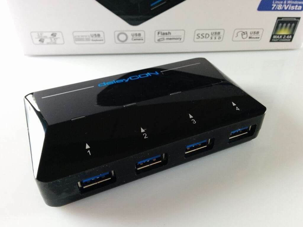 prueba de deleyCON USB HUB