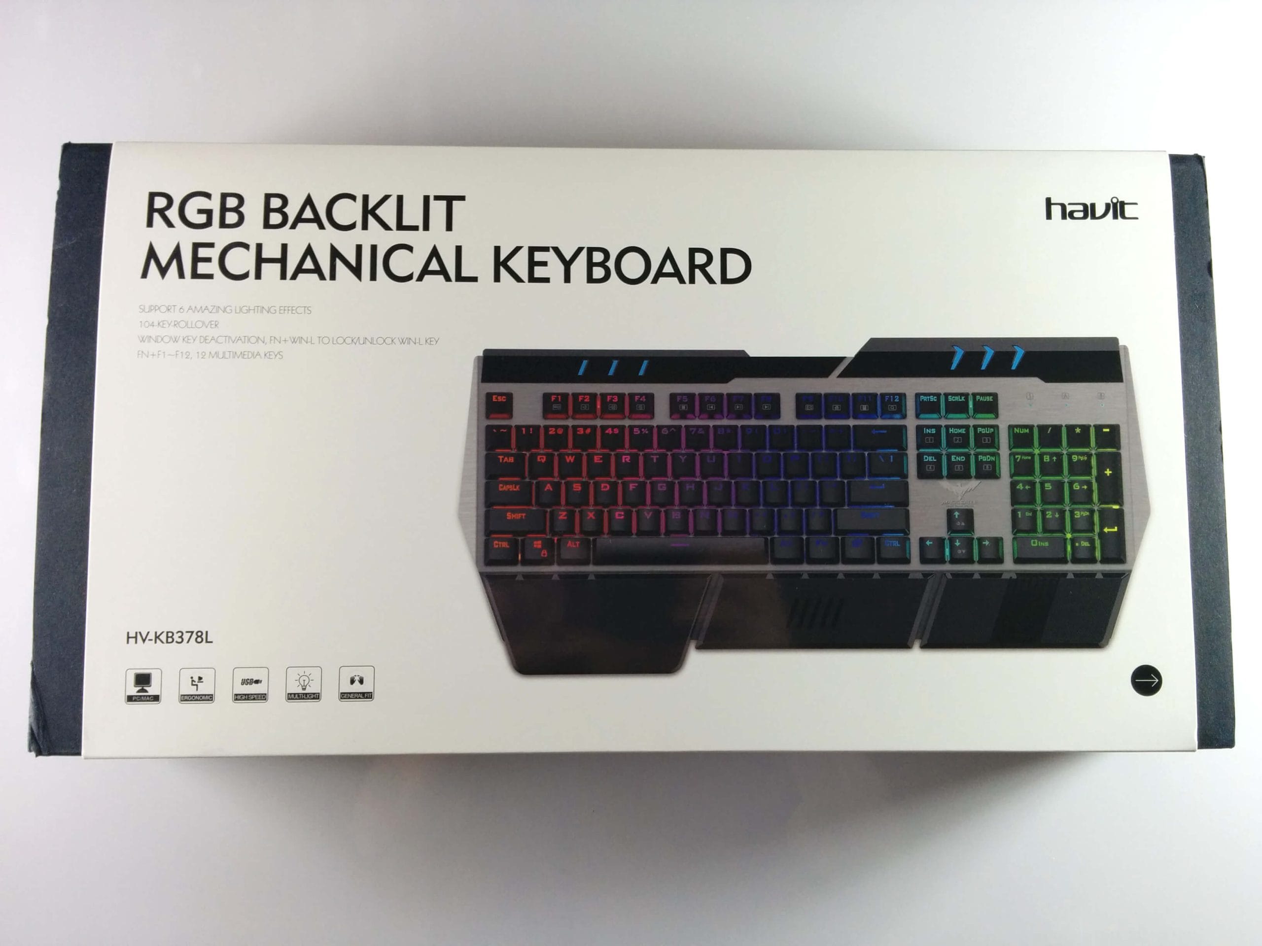 Havit mekanisk tastatur / tastatur - pap