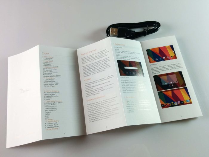 Instructions d'utilisation du DragonTouch X10