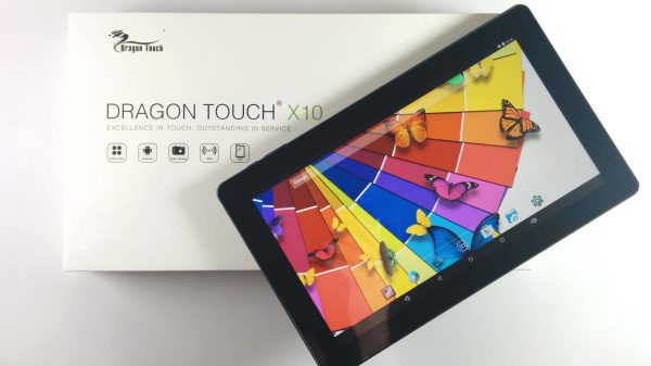 Teste DragonTouch X10 - cabeçalho