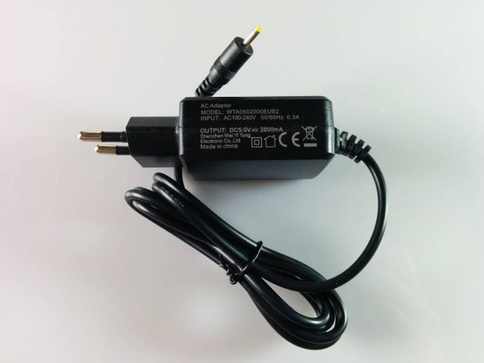 DragonTouch X10 - alimentation