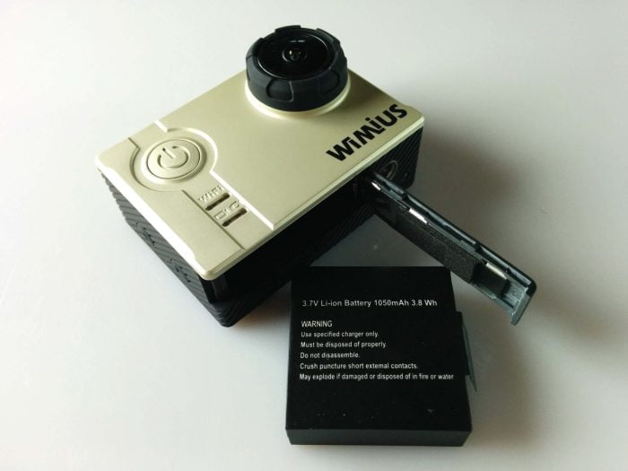 Batería de la cámara de acción WIMIUS A1