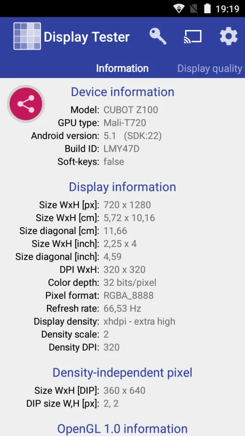 Display tester app anmeldelse