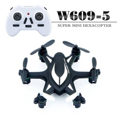 HX W609 מיני / ננו Hexacopter מבחן
