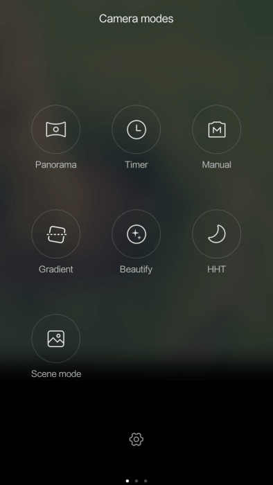 MIUI 7 Camera App Photo modes