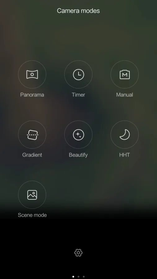 MIUI 7 Kamera App Foto-Modi