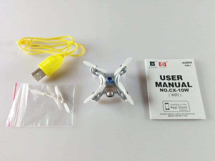 Έχει συμπεριληφθεί το Cheerson CX-10W Quadcopter