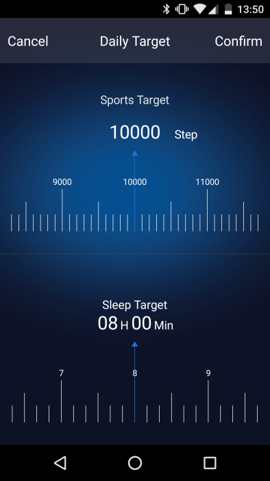 ELE app pedometer