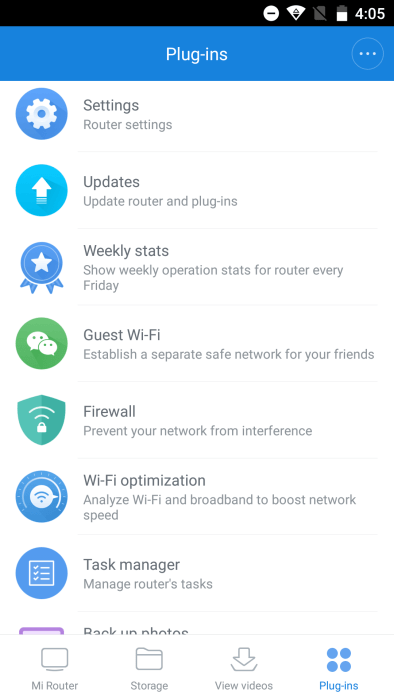 MiWiFi Router-app