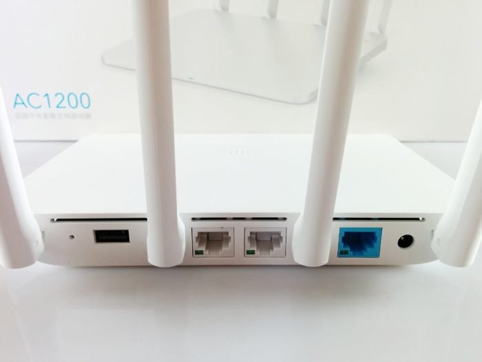 Xiaomi-router 3-connectoren