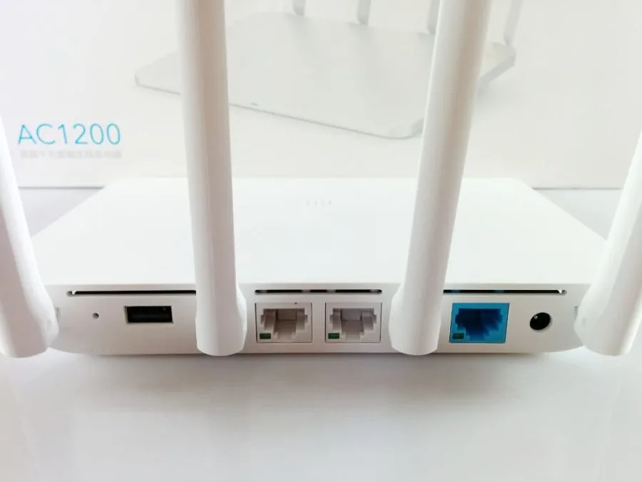 Xiaomi Router 3 Anschlüsse