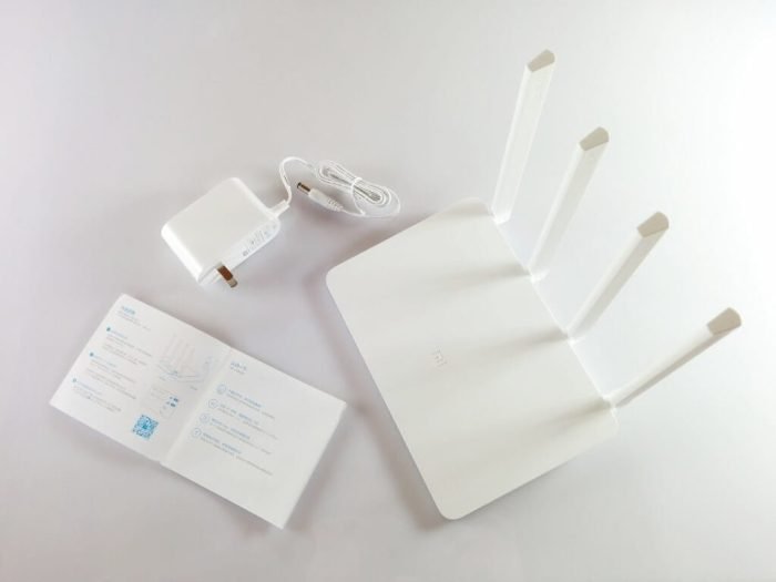 Xiaomi Mi WiFi směrovač 3 součástí balení