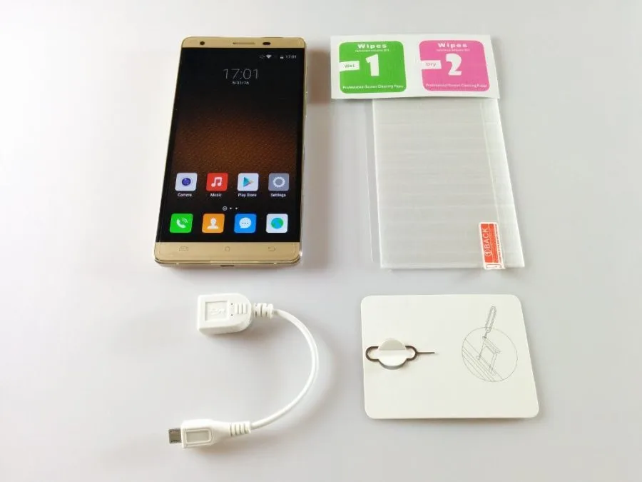 Cubot H2 rozsah dodávky