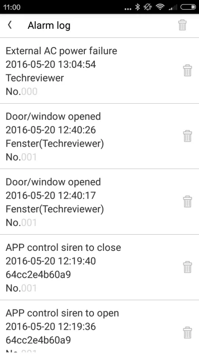 Notifications de l'application Vcare
