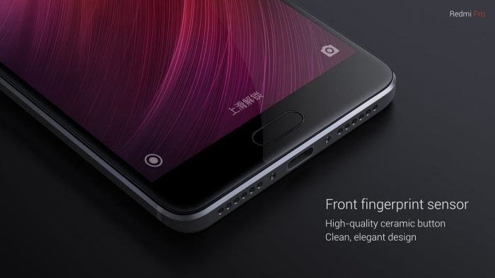 Xiaomi Redmi Pro lecteur d'empreintes digitales