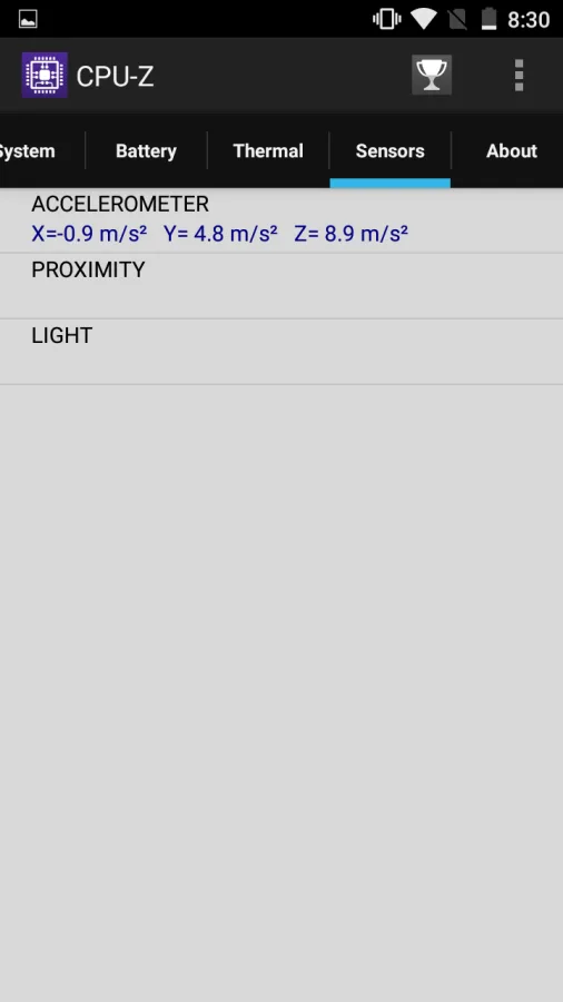 Αισθητήρες Vernee Thor