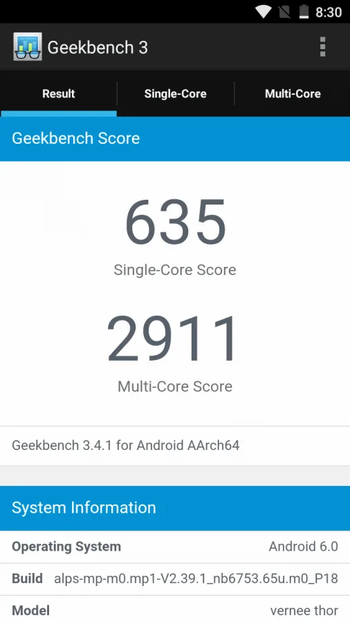 Σημείο αναφοράς Geekbench 3