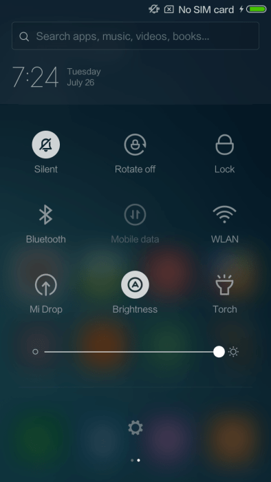 Redmi 3S lockscreen