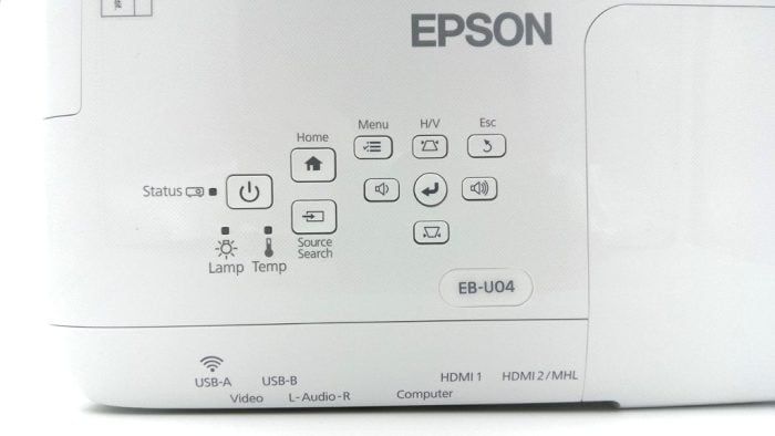 Epson EB-U04 operation