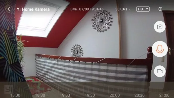 Test overdag met de Yi Home Camera 2