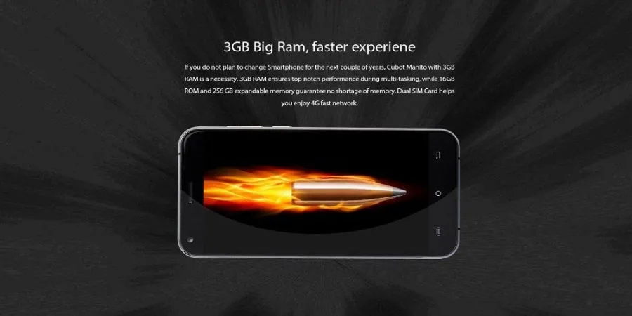 ذاكرة Cubot Manito 3GB