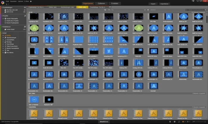 Efectos de Pinnacle Studio 20