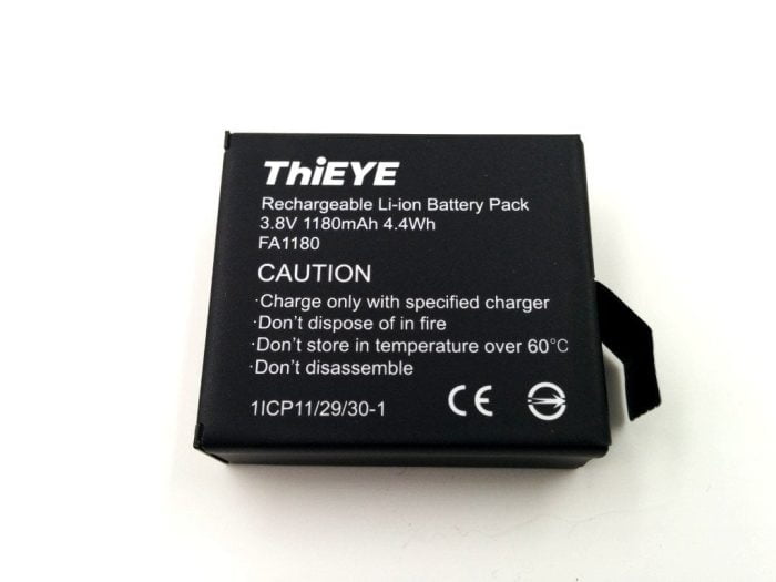 ThiEYE V5e battery with 1180mAh