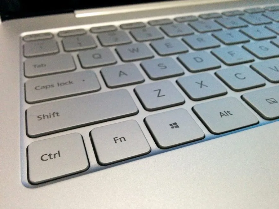 Xiaomi Notebook unbeleuchtete Tastatur
